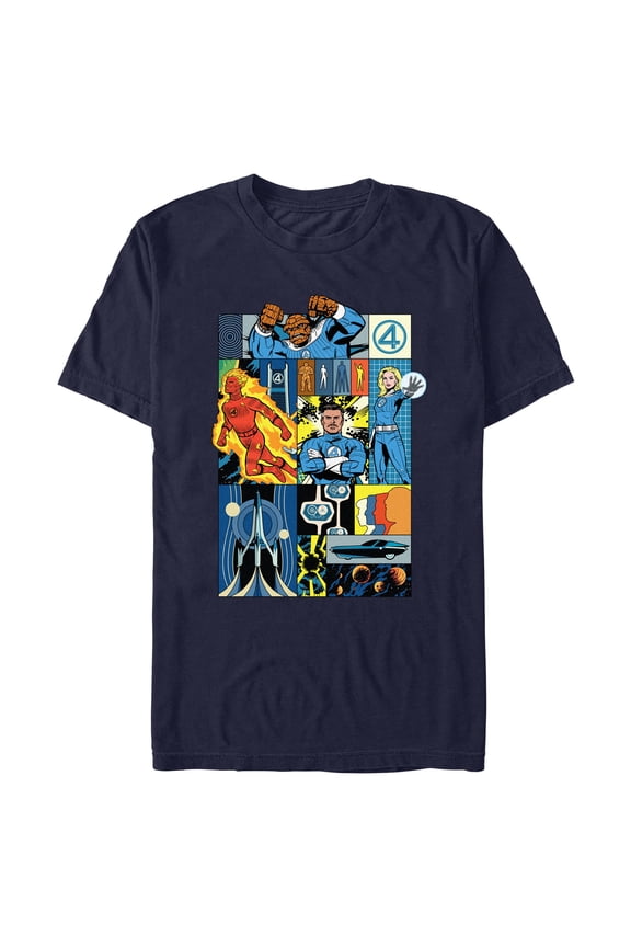 Mens The Fantastic Four: First Steps Classic Comic Book Heroes T Shirt