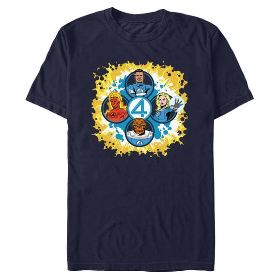 Mens The Fantastic Four: First Steps Classic Family Portraits T Shirt