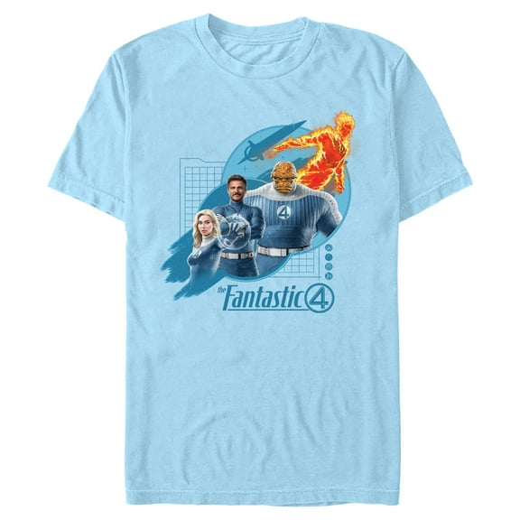 Mens The Fantastic Four: First Steps Classic Team T Shirt
