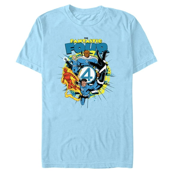 Mens The Fantastic Four: First Steps Comic Book Family T Shirt