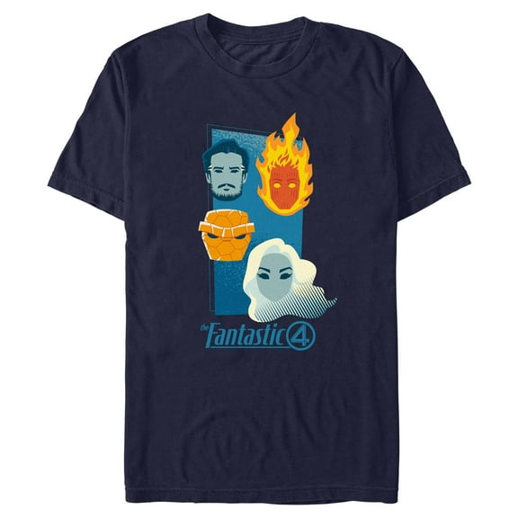 Mens The Fantastic Four: First Steps Floating Heads T Shirt