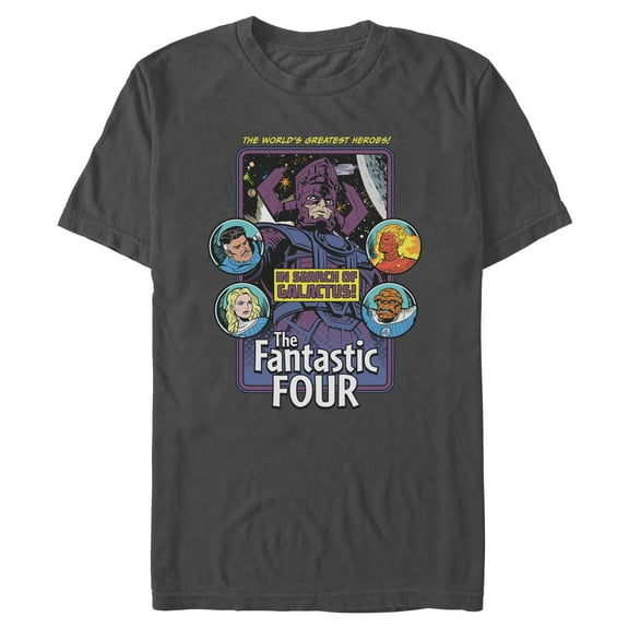 Mens The Fantastic Four: First Steps Greatest Heroes Comic Cover T Shirt