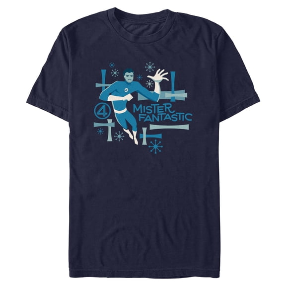 Mens The Fantastic Four: First Steps Retro Mister Fantastic T Shirt