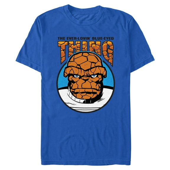 Mens The Fantastic Four: First Steps The Thing Lovely Blue Eyes T Shirt