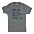 thumbnail image 1 of Mens The Fish Whisperer T Shirt Funny Fishing Lake Time Graphic Novelty Tee Graphic Tees, 1 of 9