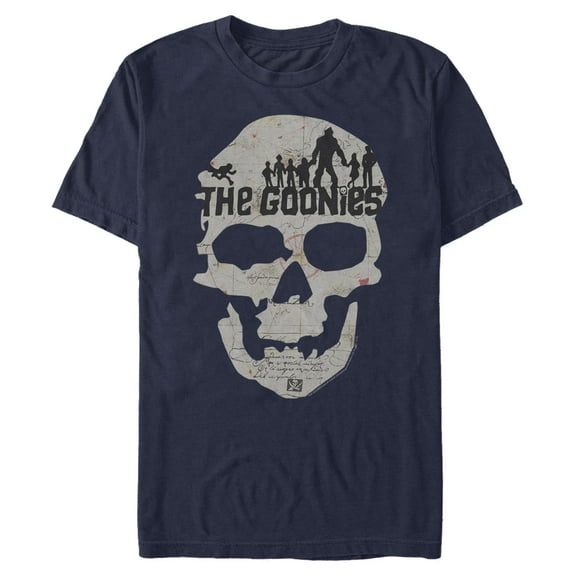 Mens The Goonies Skull Map Logo T Shirt