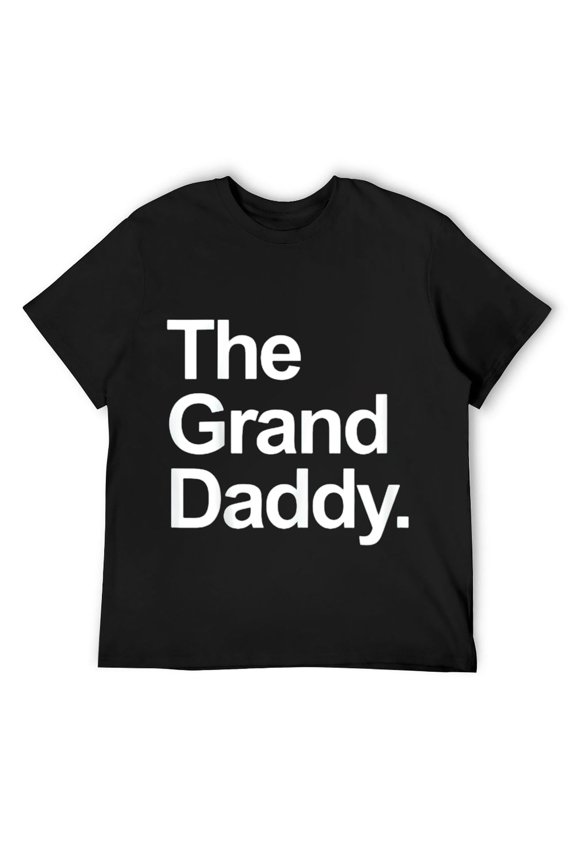 Mens The Granddaddy - Cute Cool Funny Family Matching Shirt Black