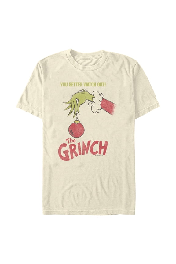 Mens The Grinch You Better Watch Out T Shirt