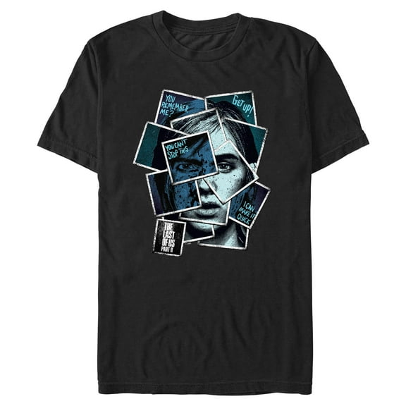 Mens The Last of Us Ellie Photos Collage T Shirt