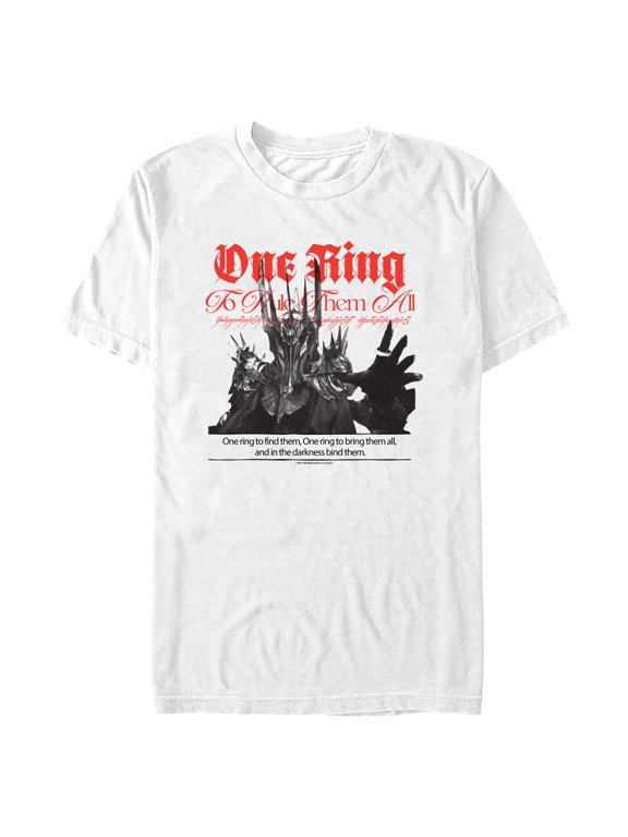 Mens The Lord of the Rings Sauron One Ring To Rule T Shirt