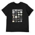 thumbnail image 1 of Mens The Office Quote Mash-Up Funny Vintage T-Shirt Black, 1 of 5