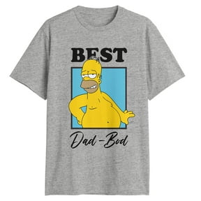 Mens The Simpsons Best Dad Bod T Shirt