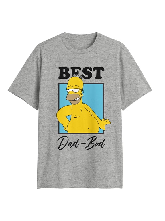 Mens The Simpsons Best Dad Bod T Shirt