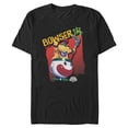 thumbnail image 1 of Mens The Super Mario Galaxy Movie Bowser Jr. Halftone Painting T Shirt, 1 of 5
