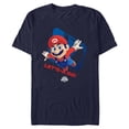 thumbnail image 1 of Mens The Super Mario Galaxy Movie Let's A Go Flying Icon T Shirt, 1 of 5