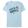 thumbnail image 1 of Mens The Super Mario Galaxy Movie Yoshi Ride Let's A Go T Shirt, 1 of 5