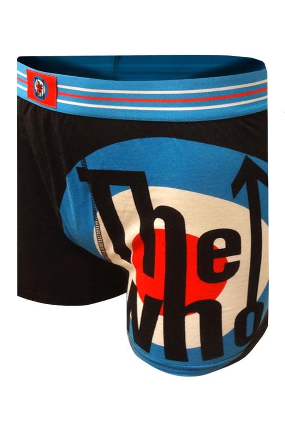 Mens The Who Rock Band Black Boxer Briefs (Medium)