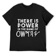 thumbnail image 1 of Mens There Is Power In The Name Of YaHuSHua Jesus T-Shirt Black, 1 of 5