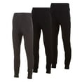 thumbnail image 1 of Mens Thermal Long John Pants - Thermal Bottom Base Layer for Tshirts & Jackets - Lightweight Thermal Underwear Mens - Sizes up to 3X- Pack of 3, 1 of 5