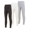 thumbnail image 1 of Mens Thermal Long John Pants - Thermal Bottom Base Layer for Tshirts & Jackets - Lightweight Thermal Underwear Mens - Sizes up to 3X- Pack of 3, 1 of 5