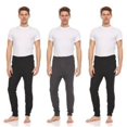 thumbnail image 1 of Mens Thermal Pants, Assorted Color - 2X - Pack of 3, 1 of 1