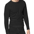 thumbnail image 1 of Mens Thermal Shirt Underwear Waffle Knit Cotton, 1 of 2
