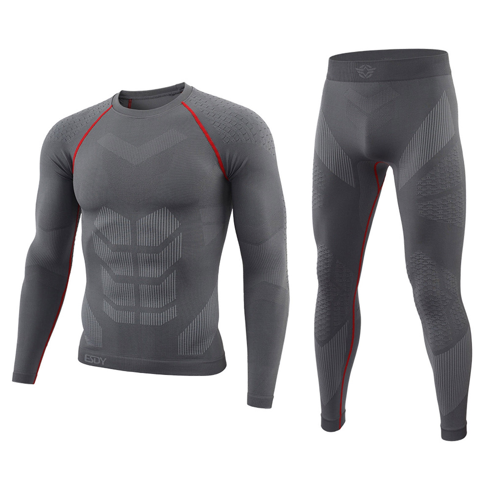 Mens Thermal Underwear Set Layer Insulated Cold Weather for Extreme Top