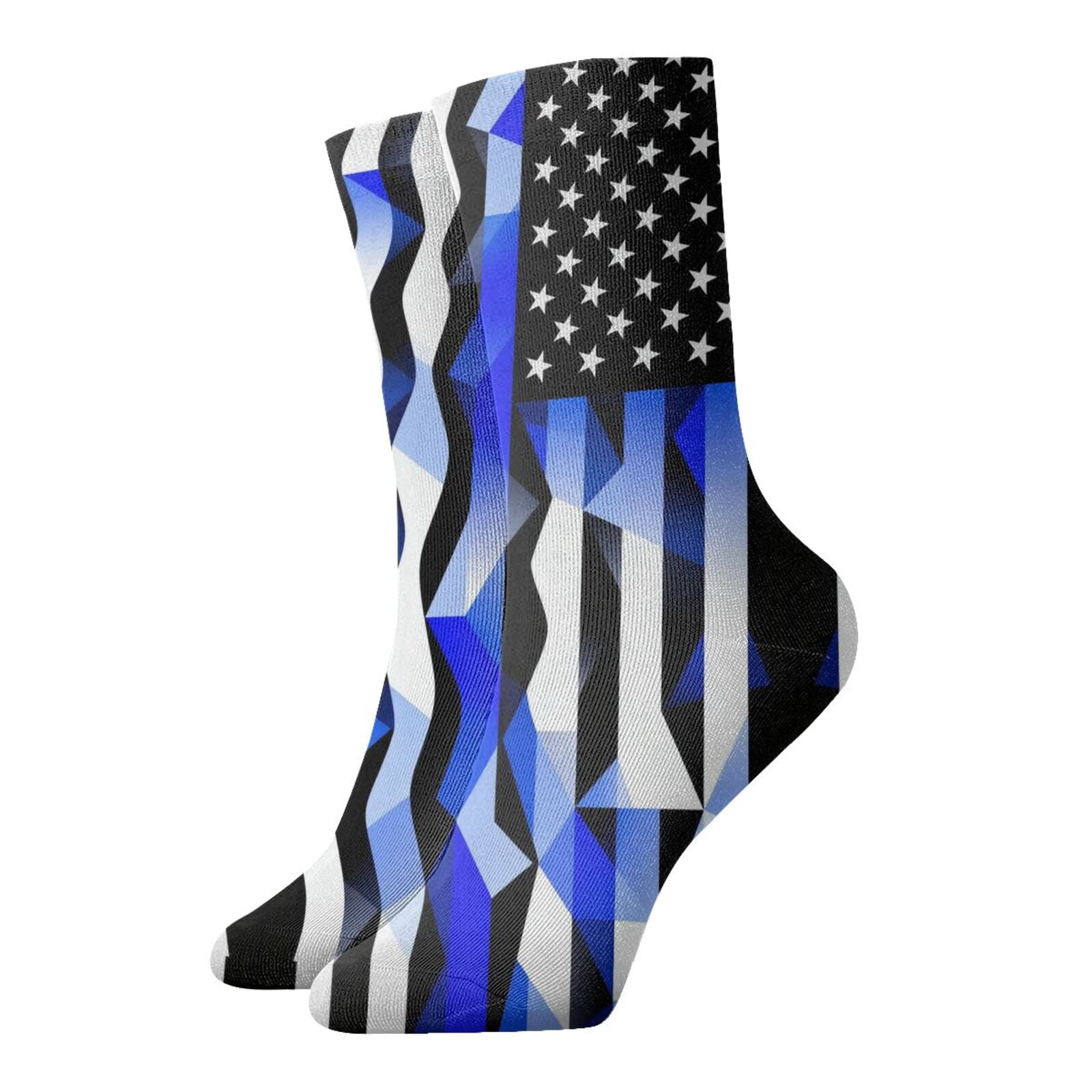 thin blue line dress socks Thin Blue Line Socks, Molon Labe, Police Officer Gift