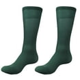 thumbnail image 1 of Mens Thin Dress Socks Silk Sheer Business Socks Soft Nylon Work Trouser Socks Over the Calf Socks Knee High Dress Socks, 1 of 13