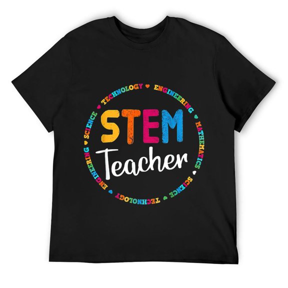 Mens Think Outside The Box Tee STEAM Back to School STEM Teacher T-Shirt Black
