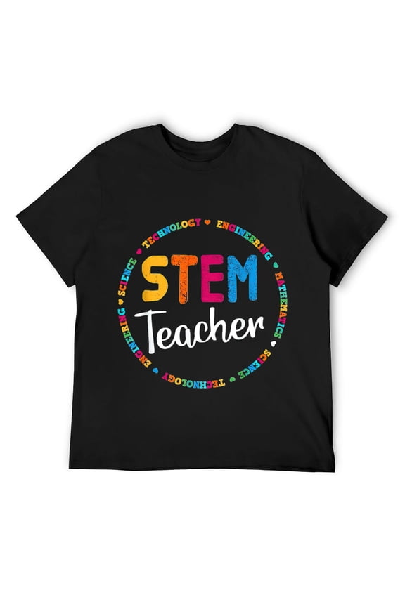 Mens Think Outside The Box Tee STEAM Back to School STEM Teacher T-Shirt Black