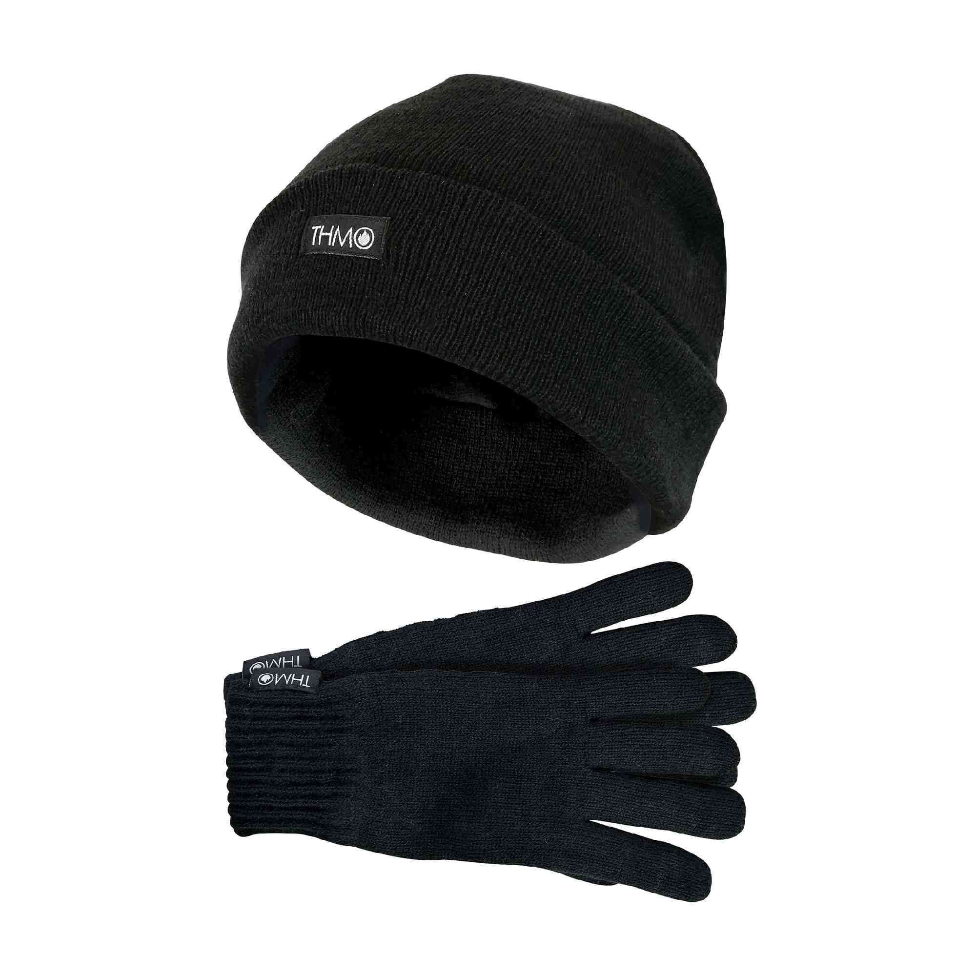 Mens Thinsulate Hat and Gloves Set | THMO | Acrylic Knitted Hat 