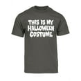 thumbnail image 1 of Mens This Is My Halloween Costume Short-Sleeve T-Shirt - Dark Grey - 2X-Large, 1 of 1