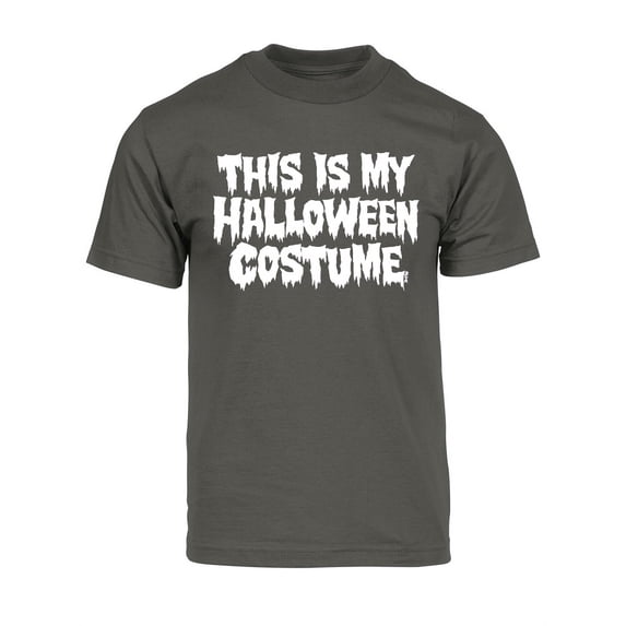 Mens This Is My Halloween Costume Short-Sleeve T-Shirt - Dark Grey - Large