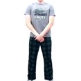 thumbnail image 1 of Mens This is How I Roll Set Fleece Lounge Pants & T-Shirt Holidays Pajamas Small, 1 of 1