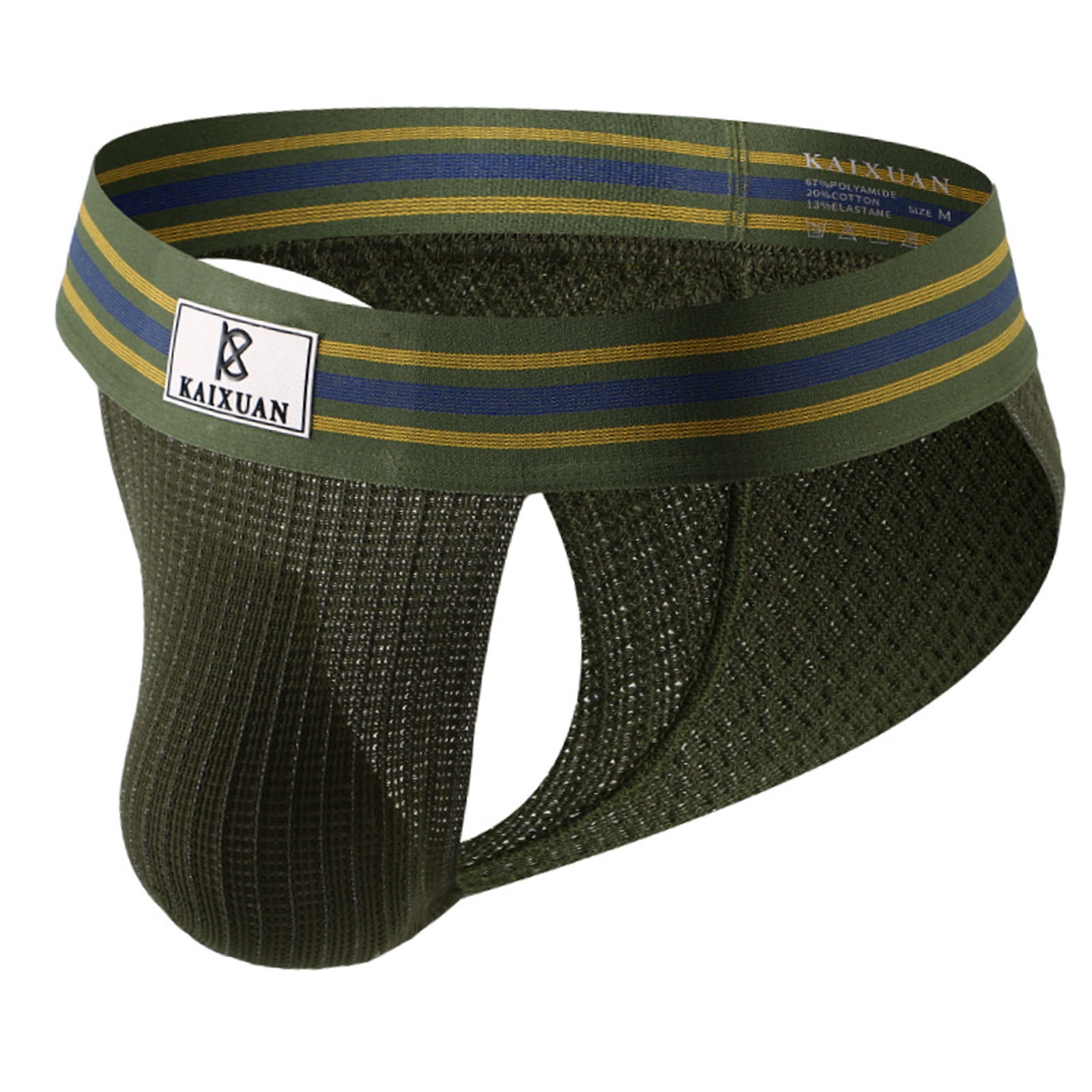 Mens Thong Underwear with Contour Pouch Thongs Comfort Enhancer