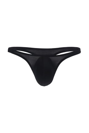 Mens Thong Underwear G String Enhancing Pouch T Back Bikini Briefs