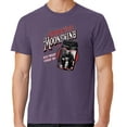 thumbnail image 1 of Mens Three 3 Stooges Moonshine Tee Shirt, Small Vintage Plum, 1 of 3