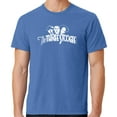 thumbnail image 1 of Mens Three 3 Stooges White Logo Tee Shirt, Large Blue Moon, 1 of 3