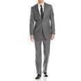 thumbnail image 1 of Mens Ticket Pocket 2 Piece Grey Modern Fit Suit Luciano, 1 of 5