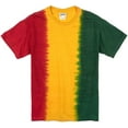 thumbnail image 1 of Mens Tie Dye Rasta T-shirt, Small (no print), 1 of 1