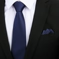 thumbnail image 1 of Mens Ties Classic Wedding Business Tie & Handkerchief Formal Necktie and Pocket Square Set, 1 of 2