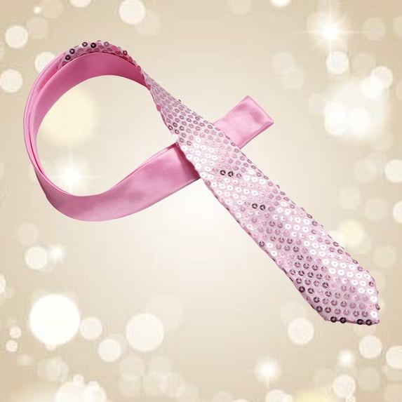Mens Ties Sequined Men's And Women's Sequined Tie Formal Wedding Evening Party Performance Stage Tie Small Hair Ties for Babies Elastic Hair And Clear Pearl for Women Extra Big Thick