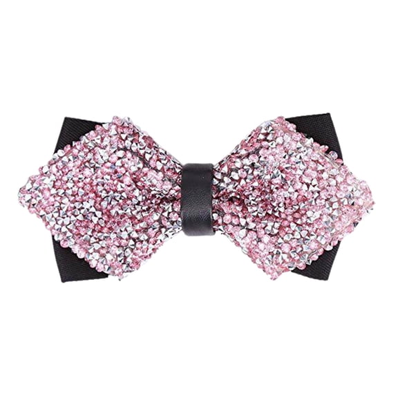 Mens Ties Silk Computer Cord Ties Tomato for Garden Hair Fine Hair Fuzzy Men's Year's Eve Party Suit Rhinestone Bow Tie Wedding Groomsmen Formal Bow Tie