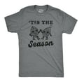 thumbnail image 1 of Mens Tis The Season T Shirt Funny Thanksgiving Turkey Football Lovers Tee for Guys Graphic Tees, 1 of 9