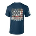 thumbnail image 1 of Mens Toby Tshirt R.I.P. The Legend The American Way Short Sleeve T-shirt-Heather Navy-XXXL, 1 of 4