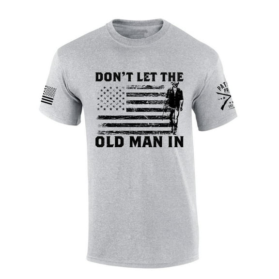 Mens Toby Tshirt R.I.P Toby Don't Let the Old Man In Short Sleeve T-shirt-Sports Grey-xl