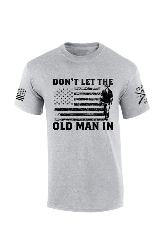 Mens Toby Tshirt R.I.P Toby Don't Let the Old Man In Short Sleeve T-shirt-Sports Grey-xl