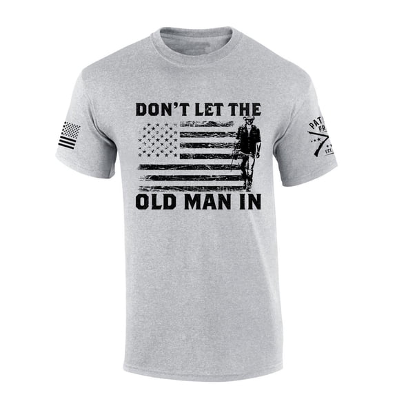 Mens Toby Tshirt R.I.P Toby Don't Let the Old Man In Short Sleeve T-shirt-Sports Grey-xxl