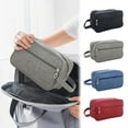 thumbnail image 1 of Mens Toiletry Bag Travel Wash Pouch - Large Capacity Hanging Organizer, Lightweight Waterproof Nylon, Outdoor Makeup Shaving Storage Case for Travel, 1 of 5